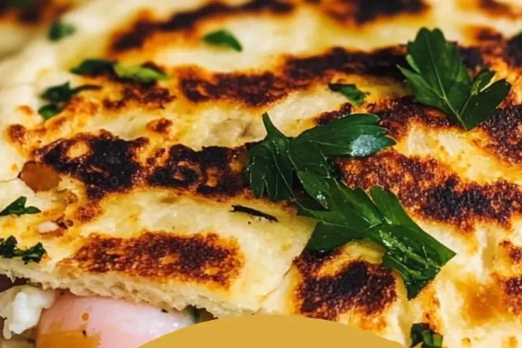 egg and cottage cheese flatbread recipe
