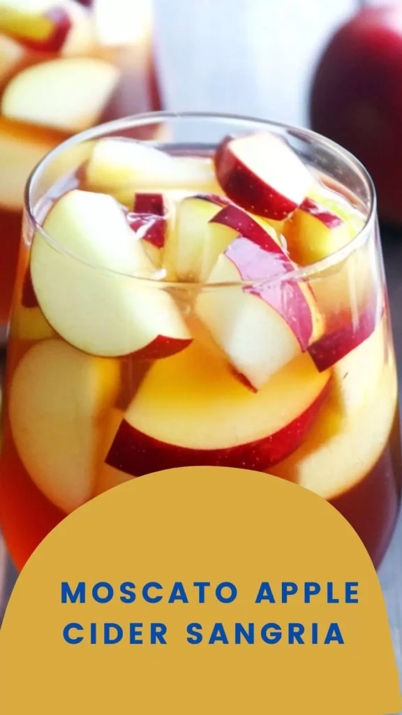 moscato apple cider sangria