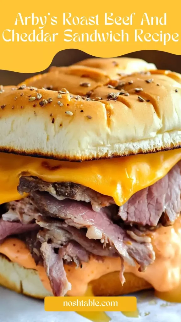 arby's roast beef and cheddar sandwich recipe