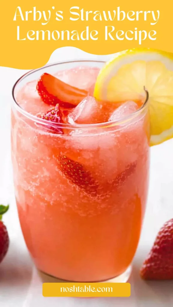 arby's strawberry lemonade recipe