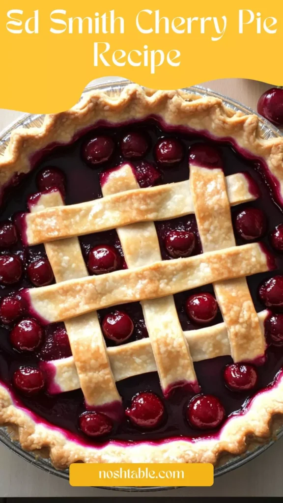 ed smith cherry pie recipe
