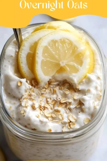 lemon cheesecake overnight oats