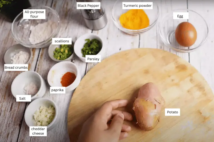 Ingredients - Arby’s Loaded Potato Bites Recipe