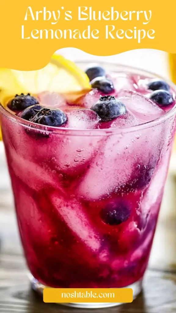 arby's blueberry lemonade recipe