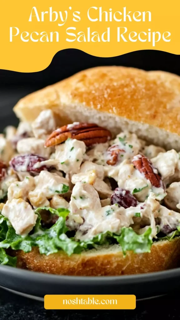 arby's chicken pecan salad recipe