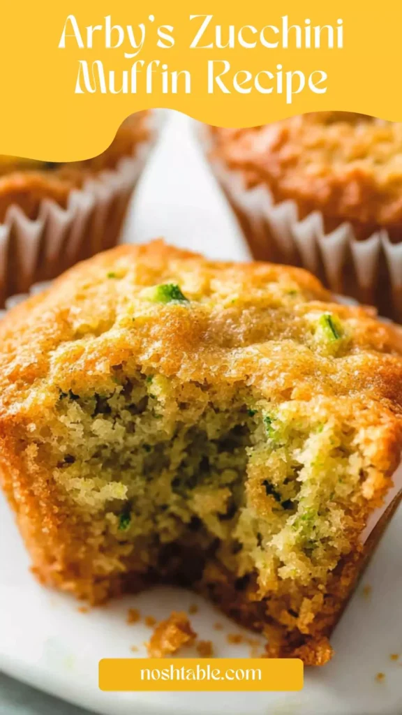 arby's zucchini muffin recipe