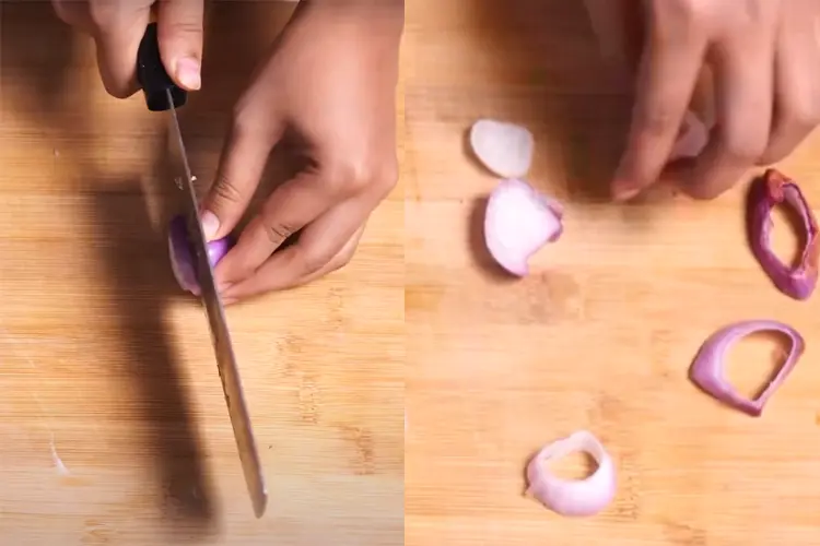 Arby's Onion Petals Recipe-Slice the Onions