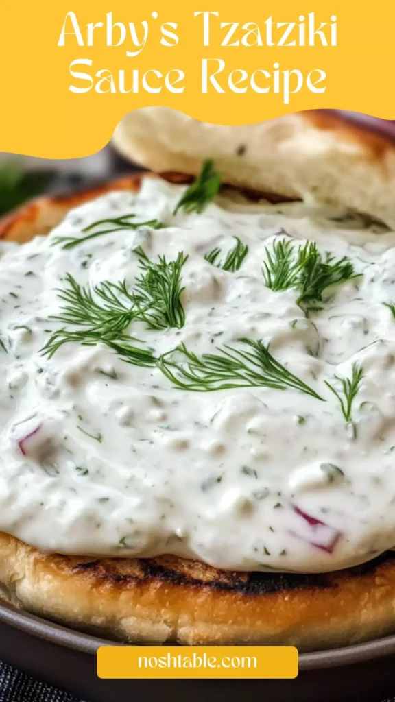 Arby's tzatziki sauce recipe