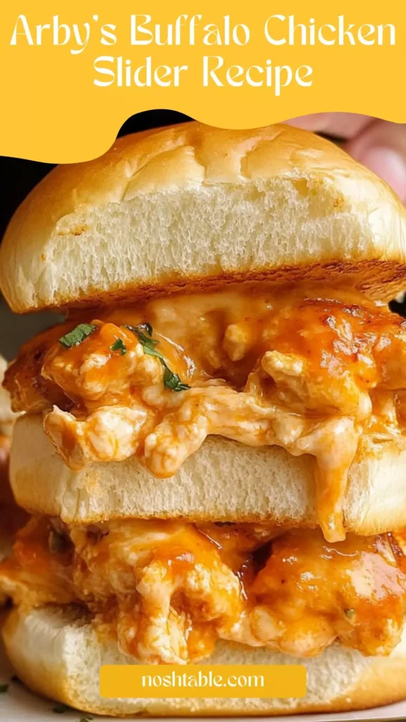 arby's buffalo chicken slider recipe
