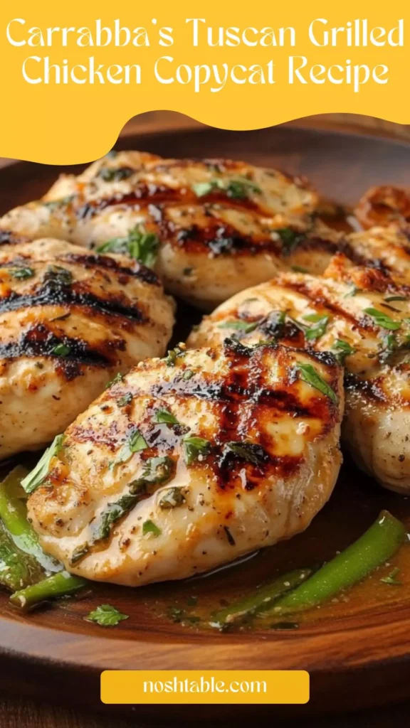 carrabba's tuscan grilled chicken copycat recipe