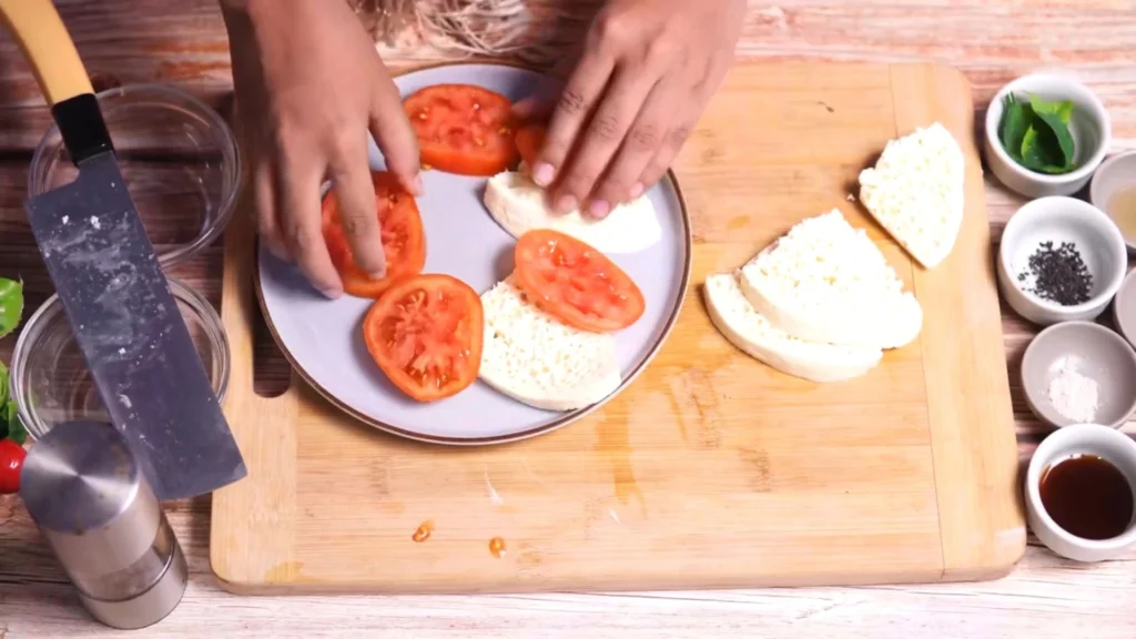Carrabba’s Caprese Salad Recipe - Add the Burrata