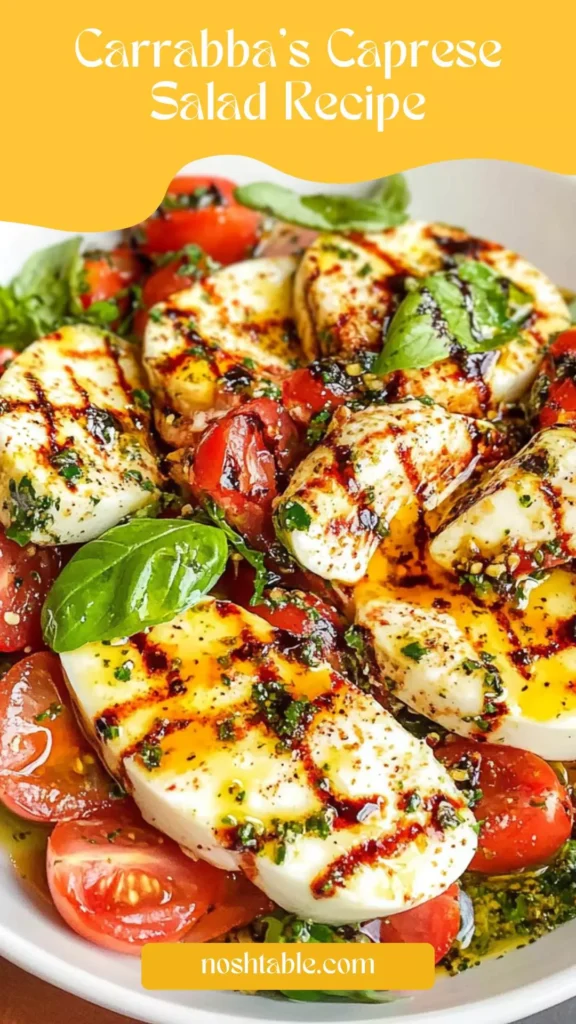 Carrabba's caprese salad recipe