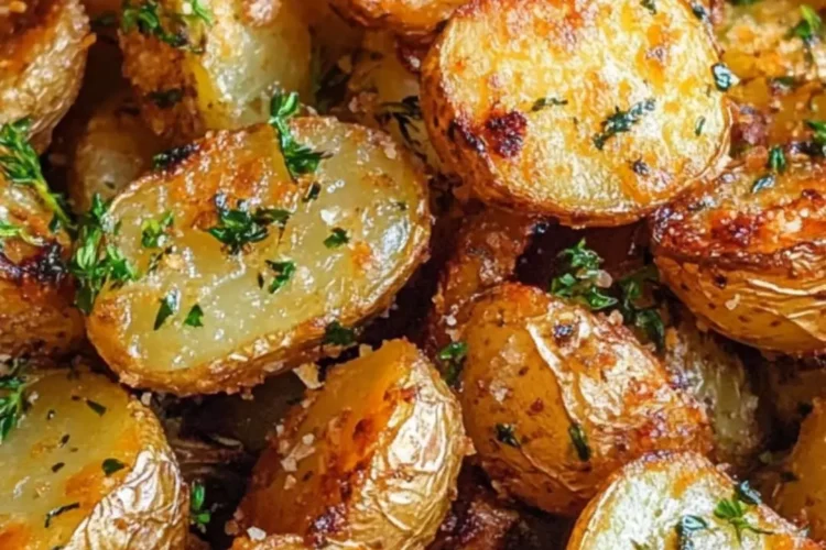 crispy roasted baby potatoes recipe
