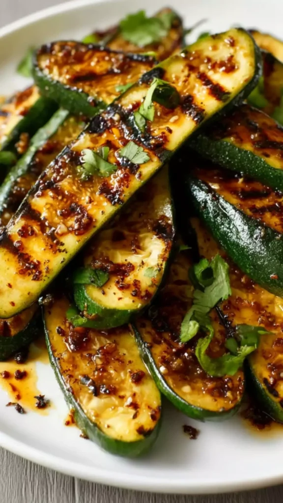 balsamic grilled zucchini