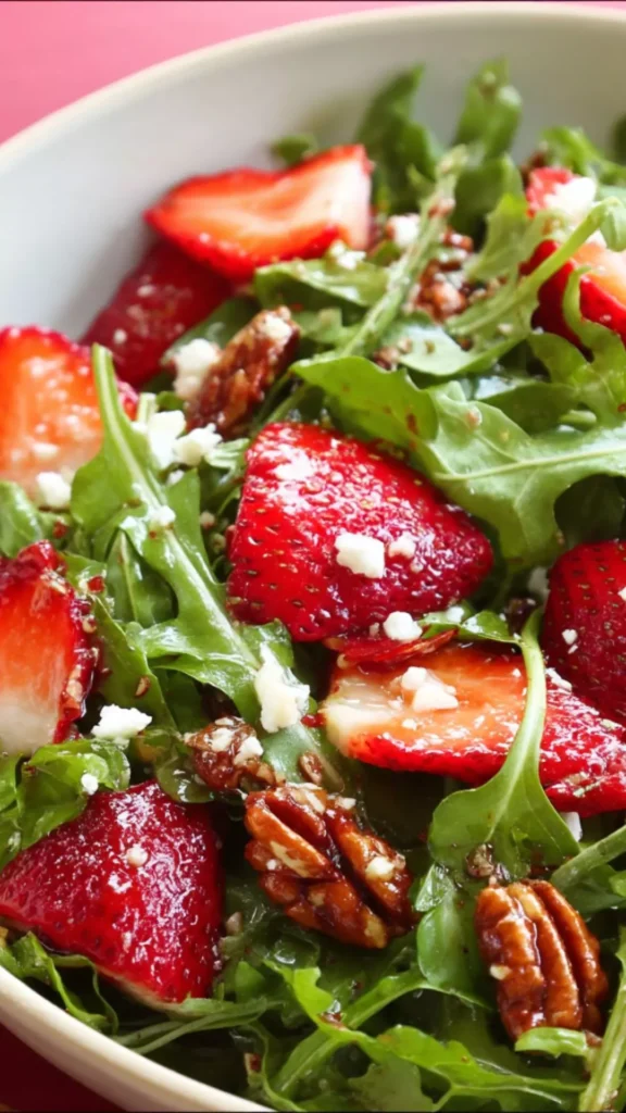 strawberry arugula salad copycat recipe