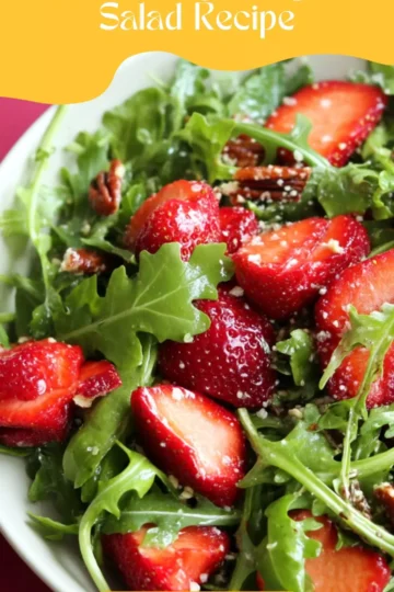 strawberry arugula salad recipe