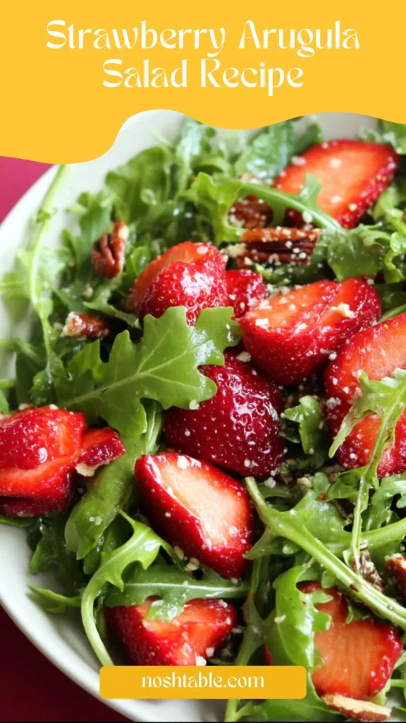strawberry arugula salad recipe