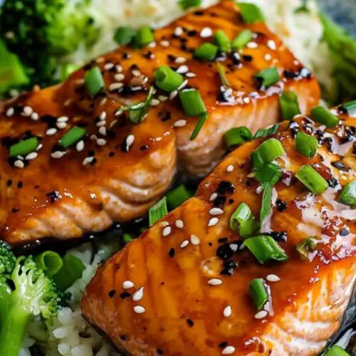 Air Fryer Salmon With Maple Soy Glaze Recipe
