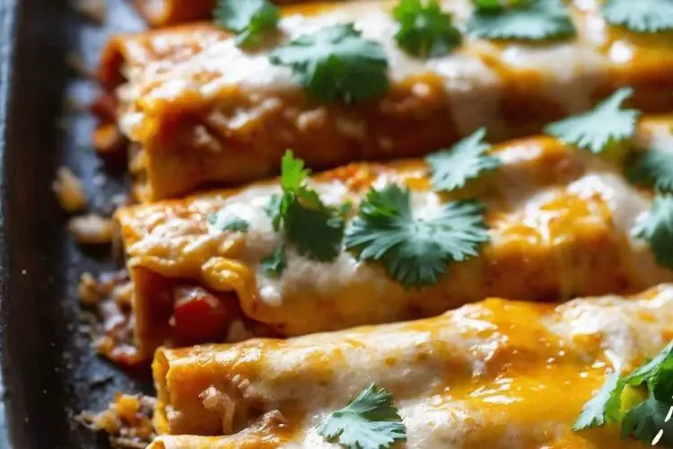 Easy Chicken Enchiladas Recipe
