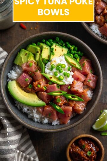 Spicy Tuna Poke Bowls