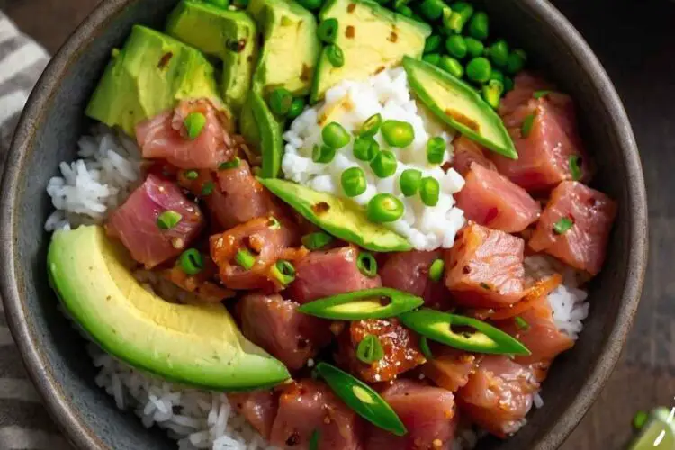 Spicy Tuna Poke Bowls