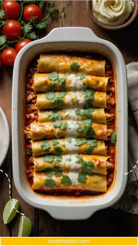 Tasty Mexican Chicken Enchiladas Recipe
