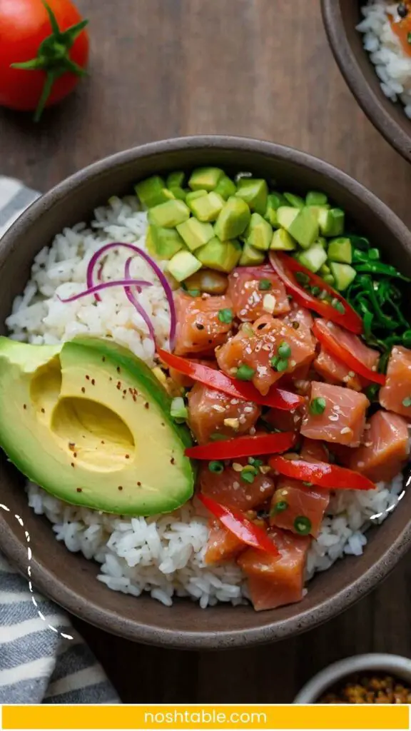Spicy Tuna Poke Bowls Recipe
