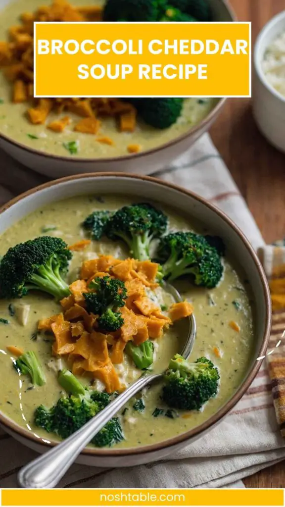 Broccoli Cheddar Soup Recipe