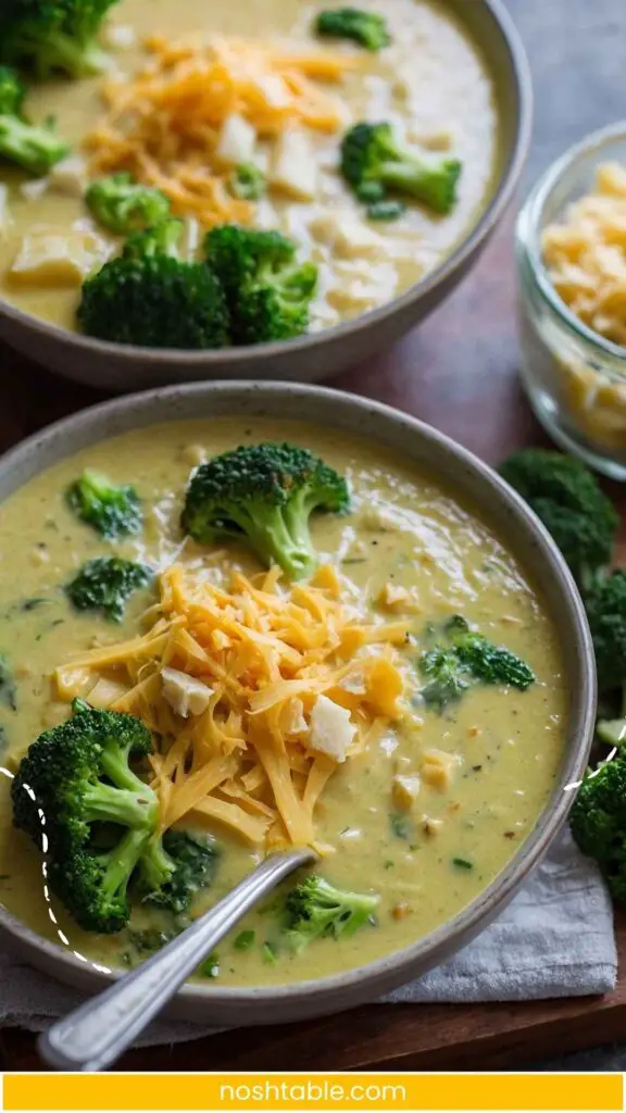 Homamade Broccoli Cheddar Soup Recipe