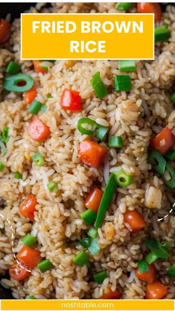 Fried Brown Rice Recipe