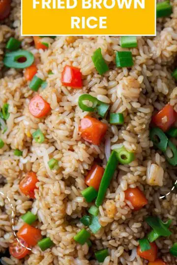Fried Brown Rice Recipe