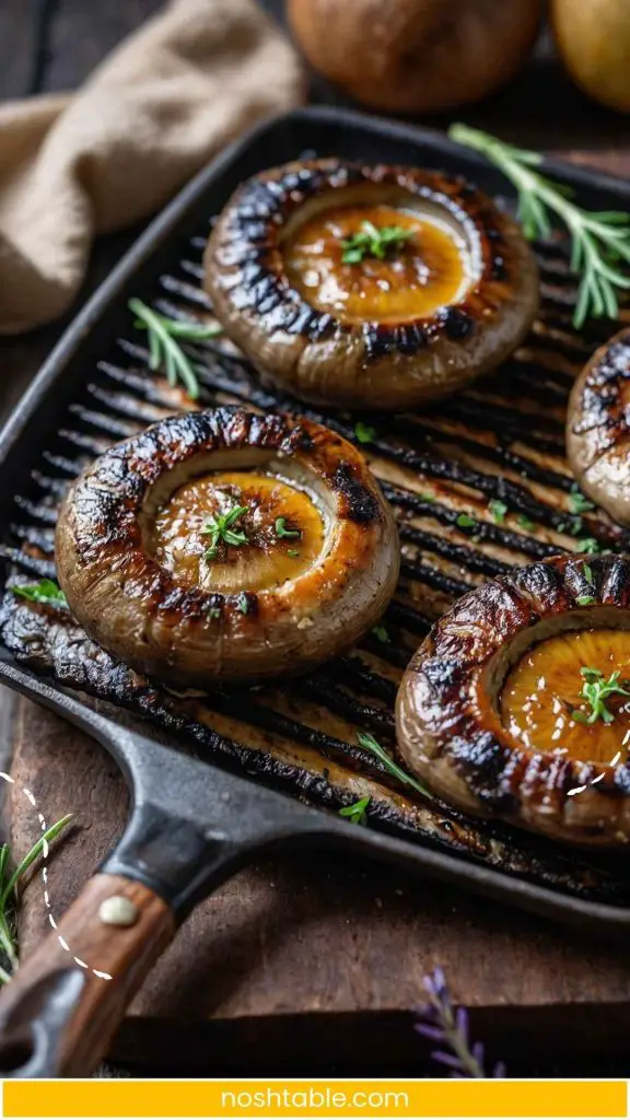 Hoe to Make Grilled Portobello Mushroom