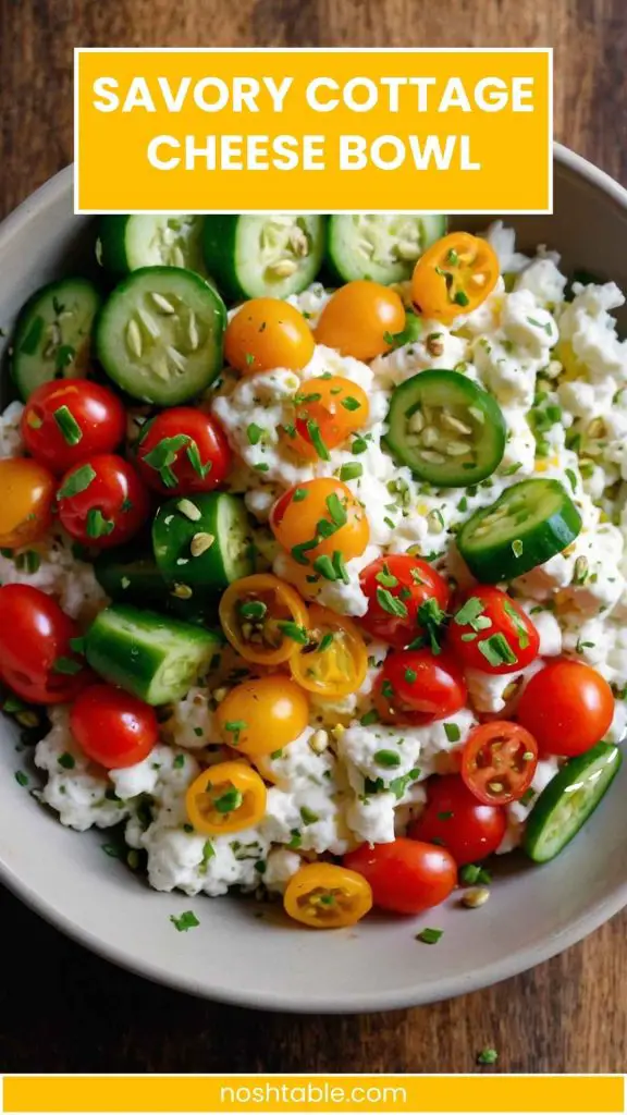 Savory Cottage Cheese Bowl Recipe Savory Cottage Cheese Bowl Recipe