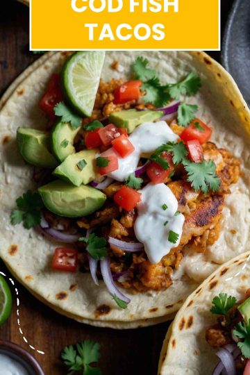 cod fish tacos