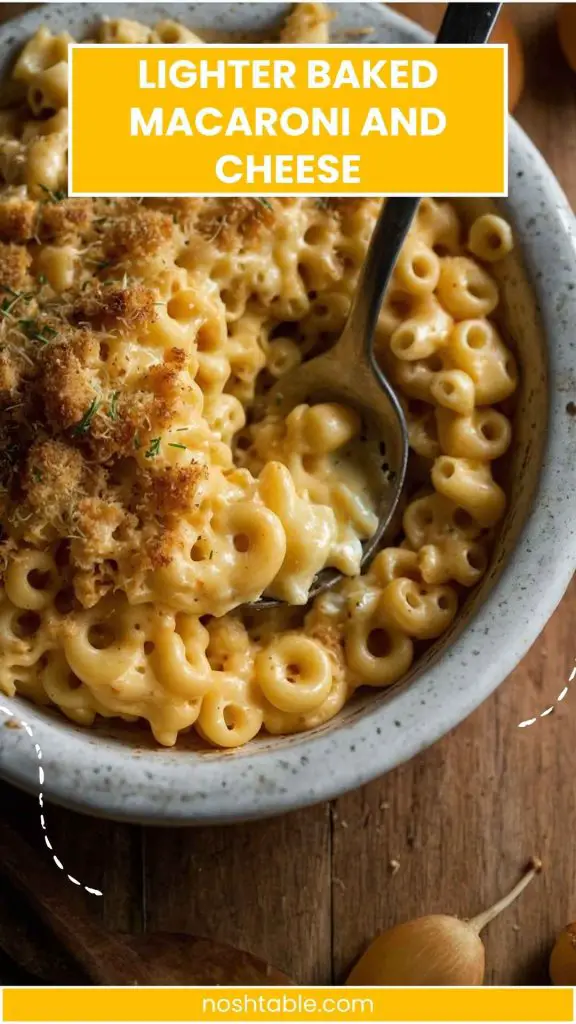 Lighter Baked Macaroni and Cheese Lighter Baked Macaroni and Cheese