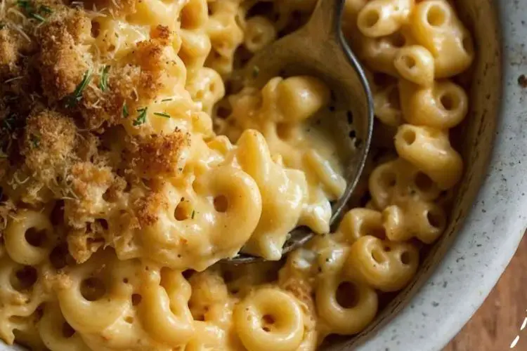 Lighter Baked Macaroni and Cheese