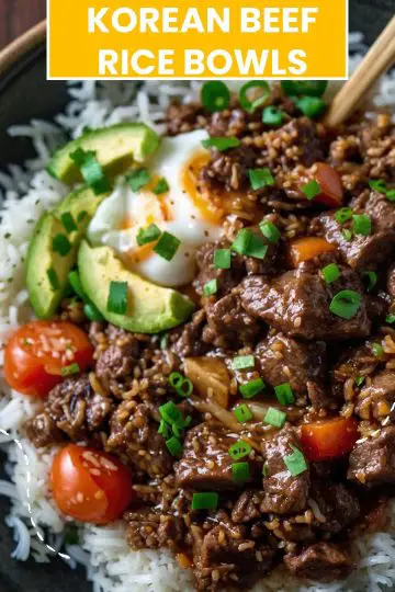 Korean Beef Rice Bowls