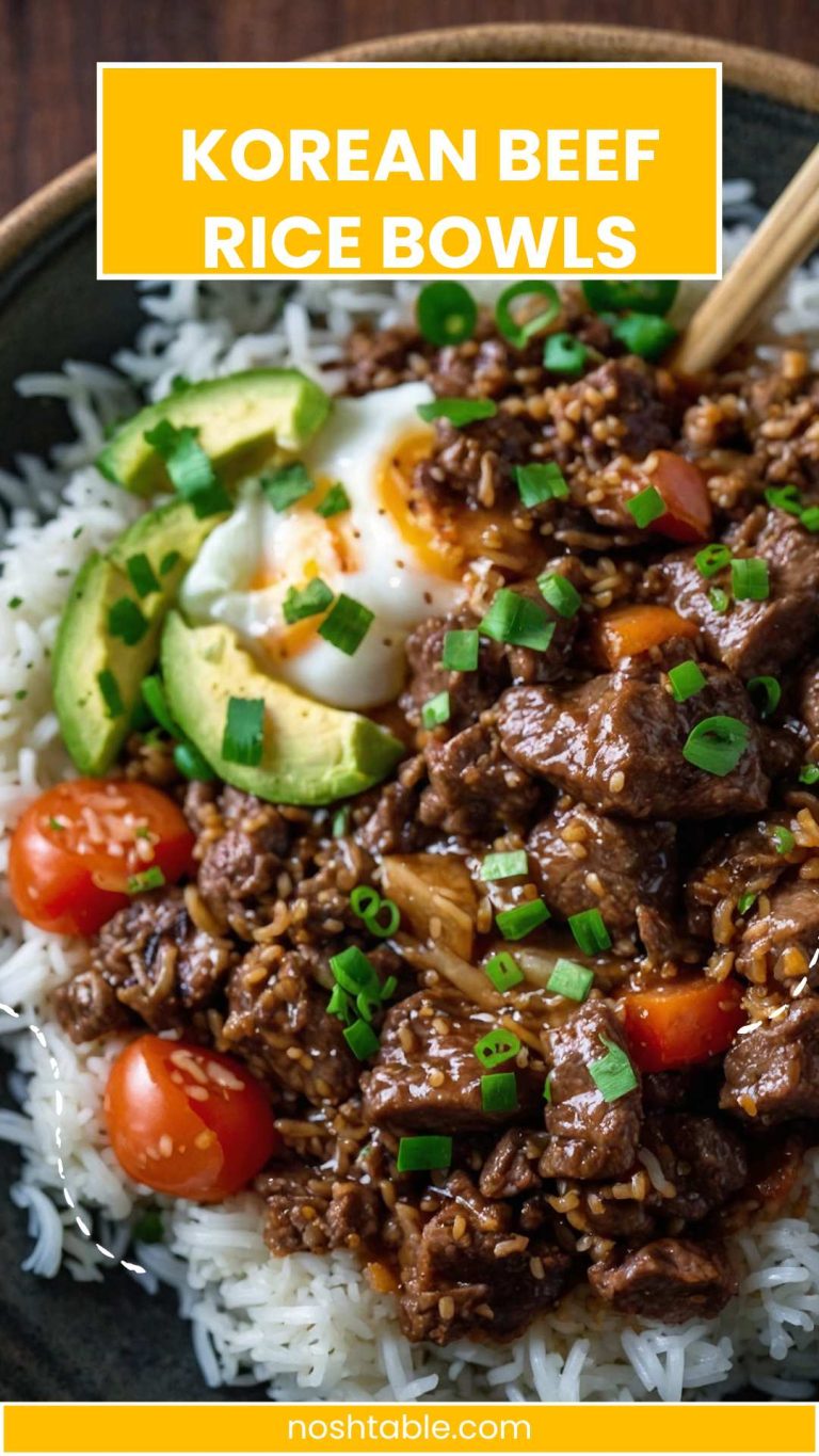 Korean Beef Rice Bowls – Nosh Table