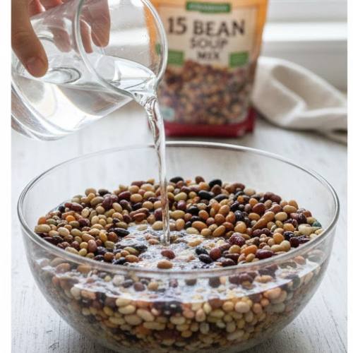 Step 1: Soak the Beans Step 1: Soak the Beans