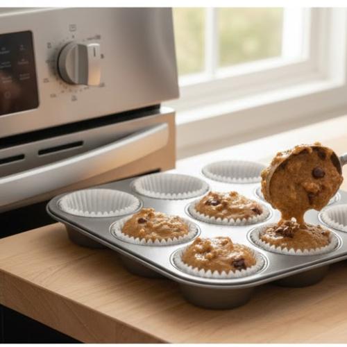 Step 5: Fill the Muffin Tin Step 5: Fill the Muffin Tin