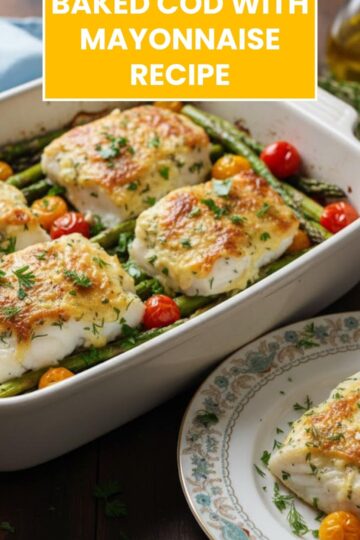 Baked Cod With Mayonnaise Recipe