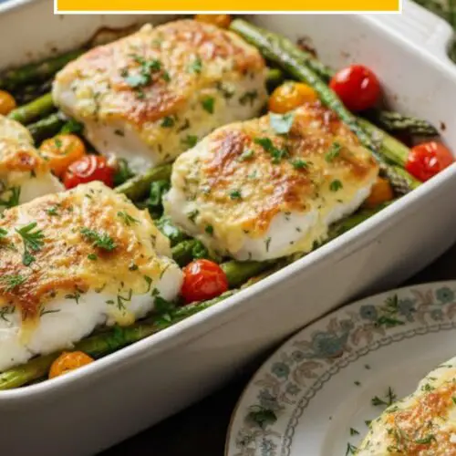 Baked Cod With Mayonnaise Recipe