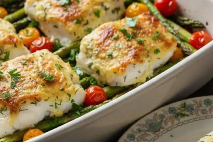 Baked Cod With Mayonnaise Recipe