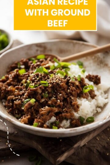 Asian Recipe With Ground Beef