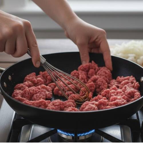 Step 3: Cook the Ground Beef