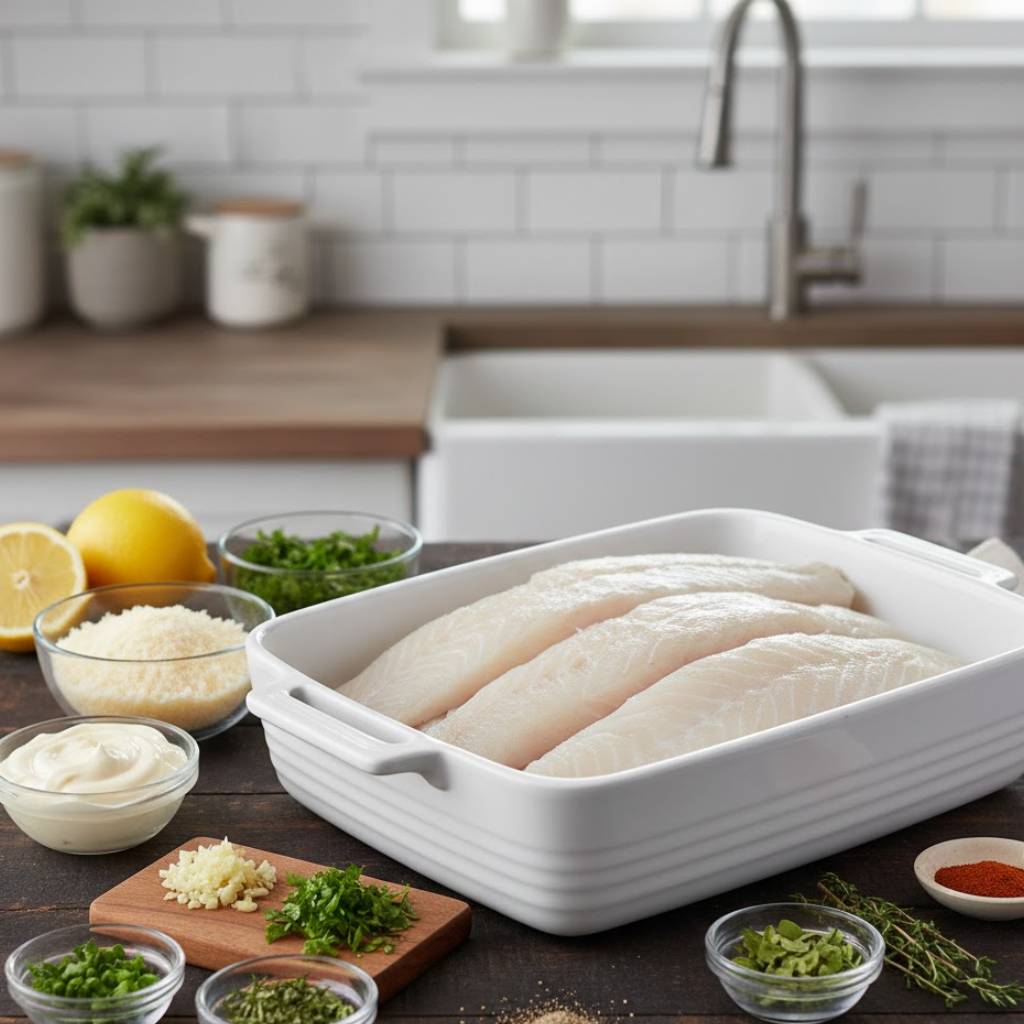 Ingredients You'll Need To Make This Baked Cod with Mayonnaise Recipe Ingredients You'll Need To Make This Baked Cod with Mayonnaise Recipe