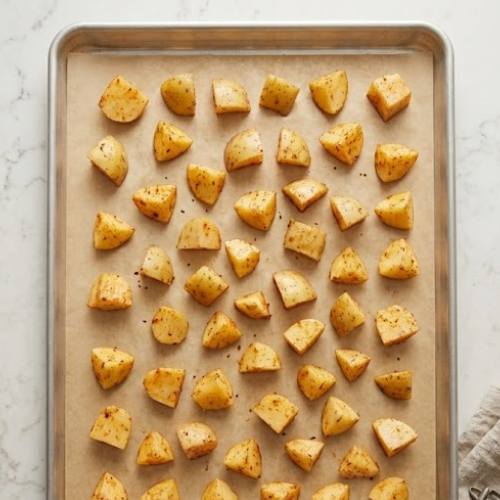 Step 4: Arrange on the baking sheet