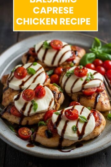 Balsamic Caprese Chicken Recipe