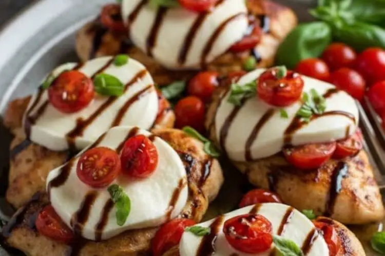 Balsamic Caprese Chicken Recipe