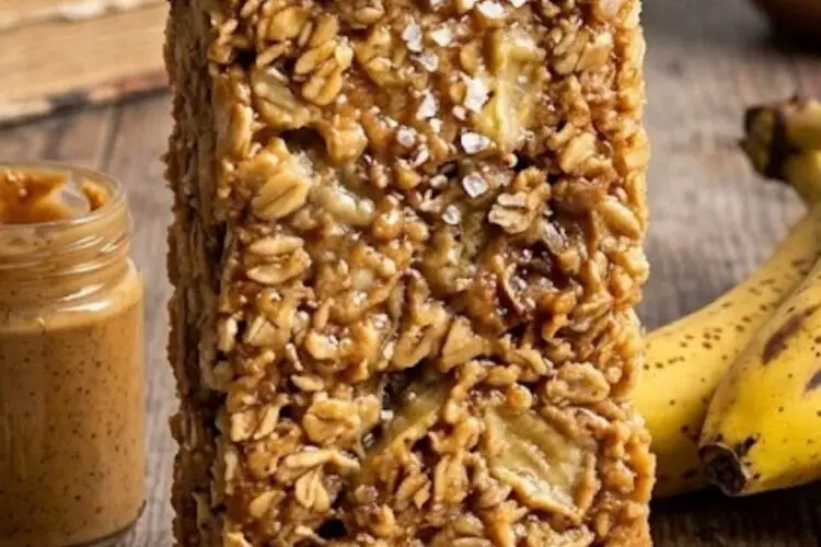 Banana Peanut Butter Bars Recipe